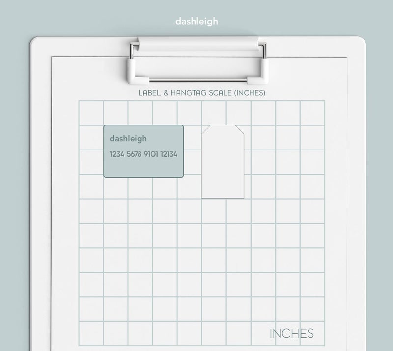Dashleigh 60 Hang Tag Sheet Labels for Gifts and Products, 1.75" x 3" Inches, White - Image 4